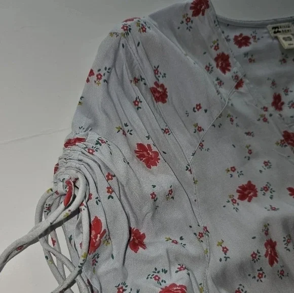 BILLABONG Blue Floral Mini dress - Picture 6 of 8